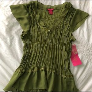Vintage Sunny Leigh Sage Top